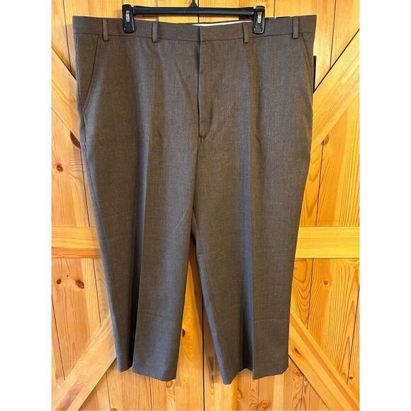 Botany 500 Men Size 46 Straight brown Heather ￼Dress Pants Nwt (4439) - Picture 1 of 6